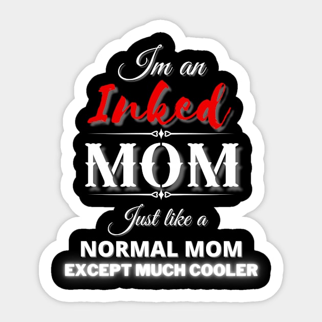 Inked MOM BLV Sticker by Ken Adams Store